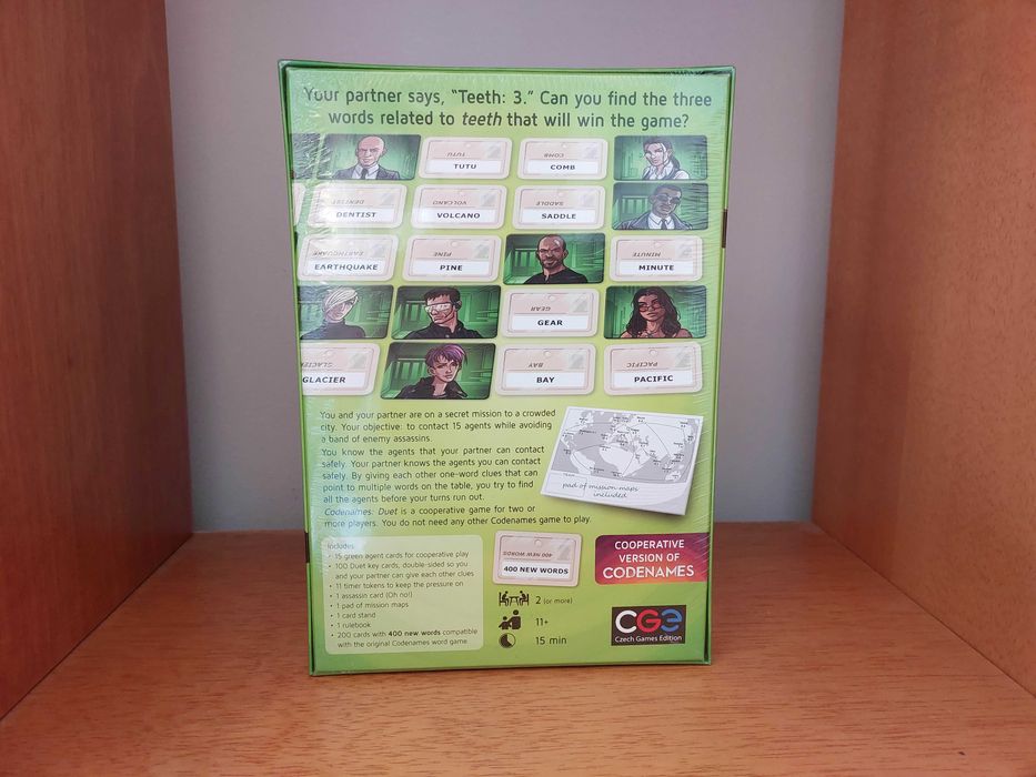 Codenames Dues (Board Game, Jogo de Tabuleiro)