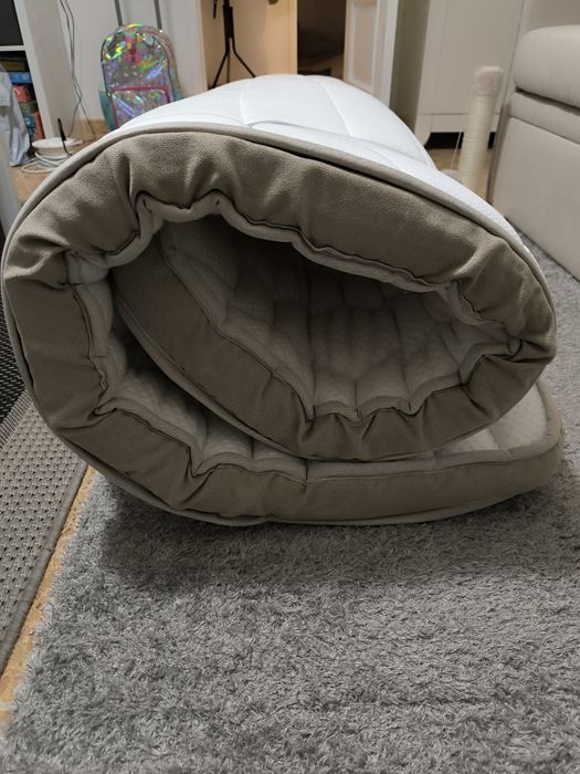 Topper casal 150x190 cm – 9 cm de altura – como novo