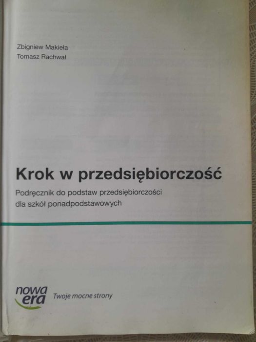 Podręcznik Krok w przedsiębiorczość gratis ćwiczenie