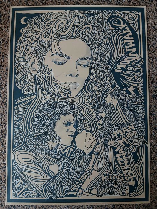 Poster - Michael Jackson Tribute (papel kraft, 30x42 cm)