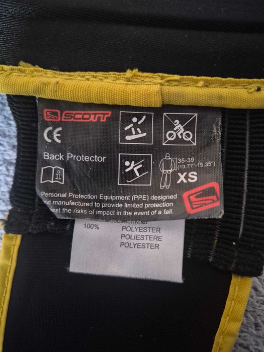 Na narty i snowboard rower - Ochraniacz plecy - żółw SCOTT