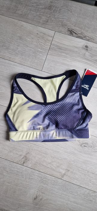Biustonosz sportowy Reebok re racer bra purple stanik