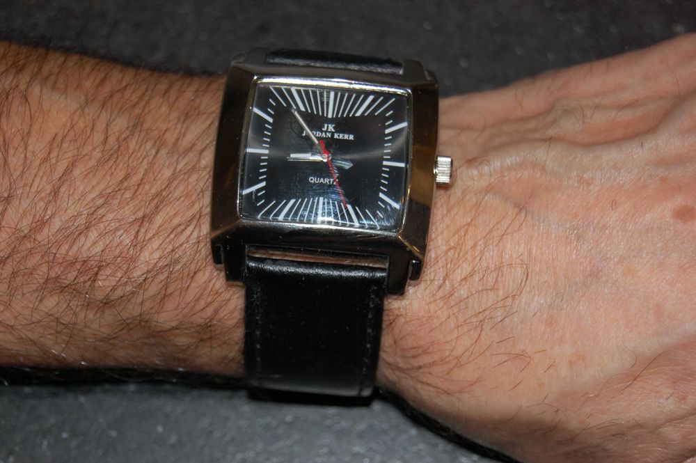 Zegarek sportowy Jordan Kerr, pasek naturalna skóra