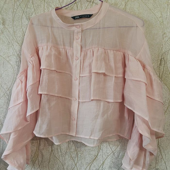 Блуза рубашка Zara xs