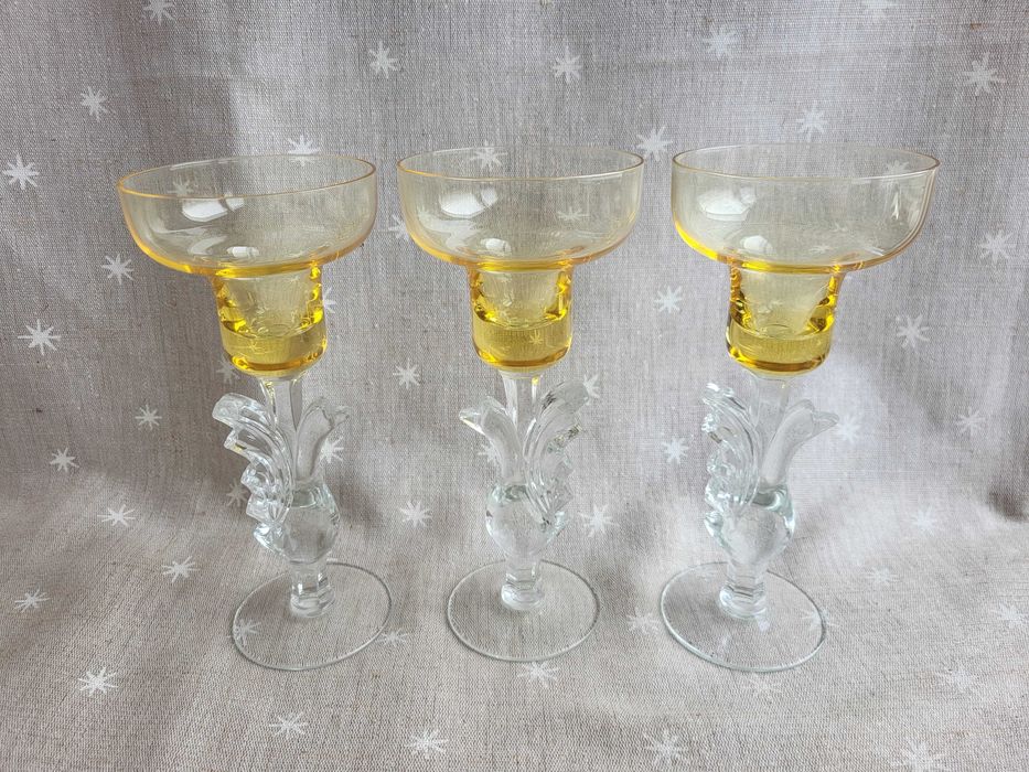 Подсвечник Гусь Хрустальный, стекло