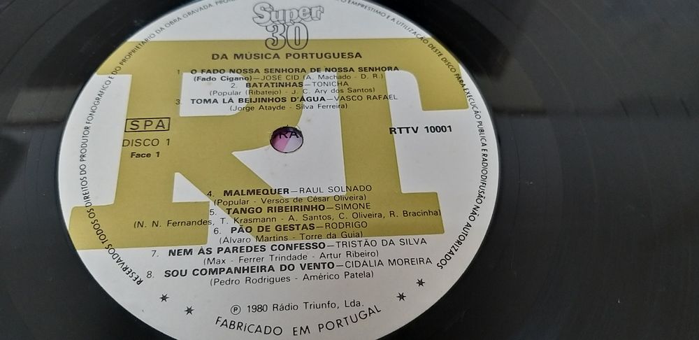 Vinil Música Portuguesa.