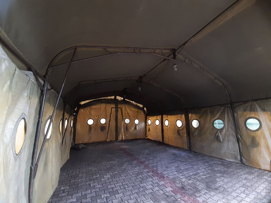 Wojskowy namiot techniczny NT 72 11,20x6,40x4,70