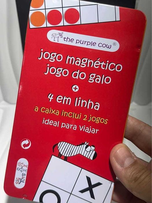 Jogo magnético - jogo do galo e 4 em linha
