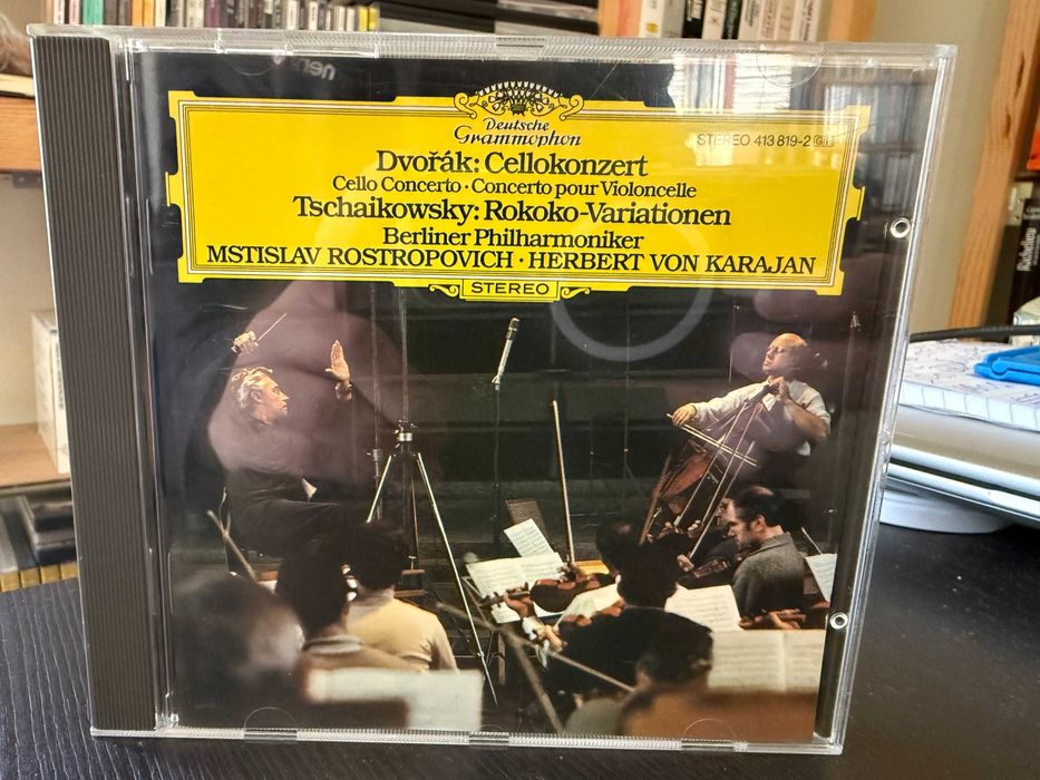 Dvořák, Tschaikowsky – Cellokonzert, Rokoko-Variationen – Rostropovich
