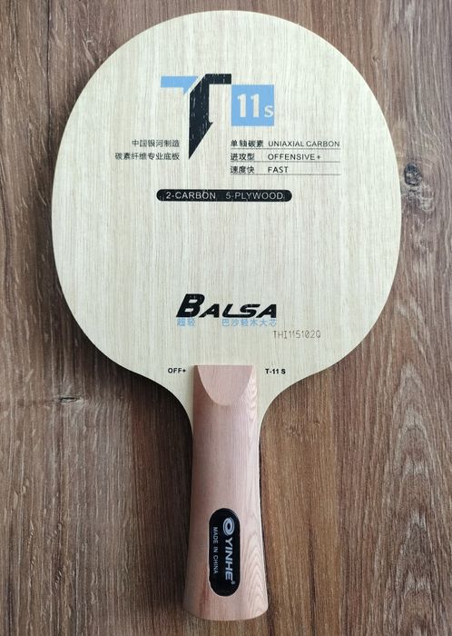 Profesjonalna deska YINHE T11S (Balsa lekki węgiel) tenis stołowy