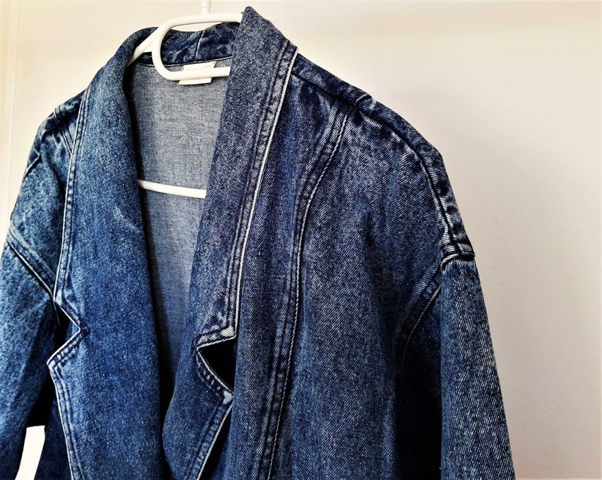 Kurtka Jeansowa Dżinsowa Katana Denim Jeans Damska Vintage Retro
