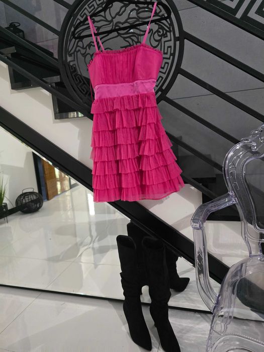 sukienka z tiulu  na wesele XS S