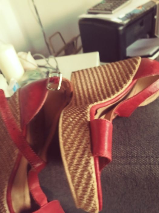 Sandaly 35 koturna lasocki czerwien