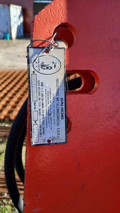 Charrua 3 ferros, GALUCHO, modelo 3F 12, hidraulica, com POUCO USO