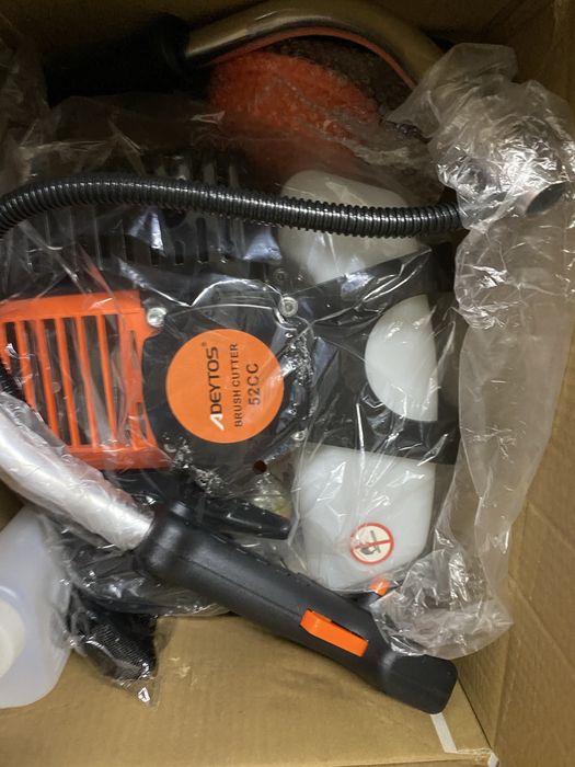 Rocadora a gasolina nova em caixa