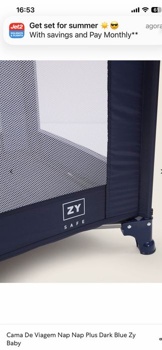 Cama para bebê nova com colchão