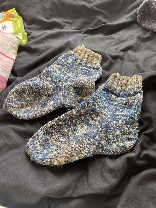 Вязаные носки.   .