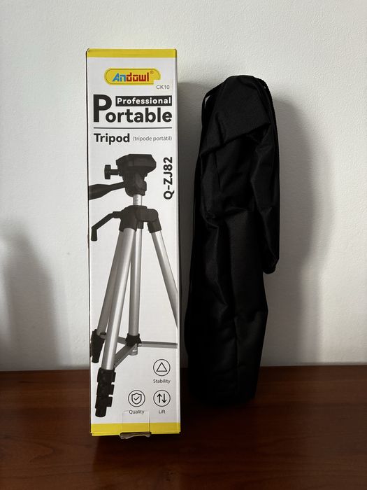 Tripé Profissional Portatil Andowl