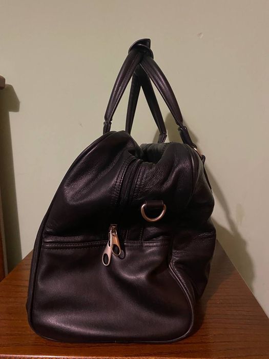 Шкіряна сумка- ручна кладь від Luca Bocelli