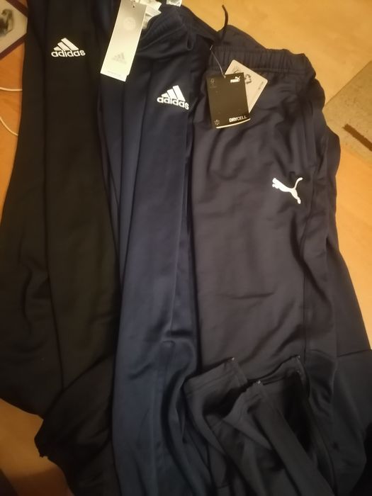 Spodnie  nowe 3 szt  Adidas Puma xl zestaw