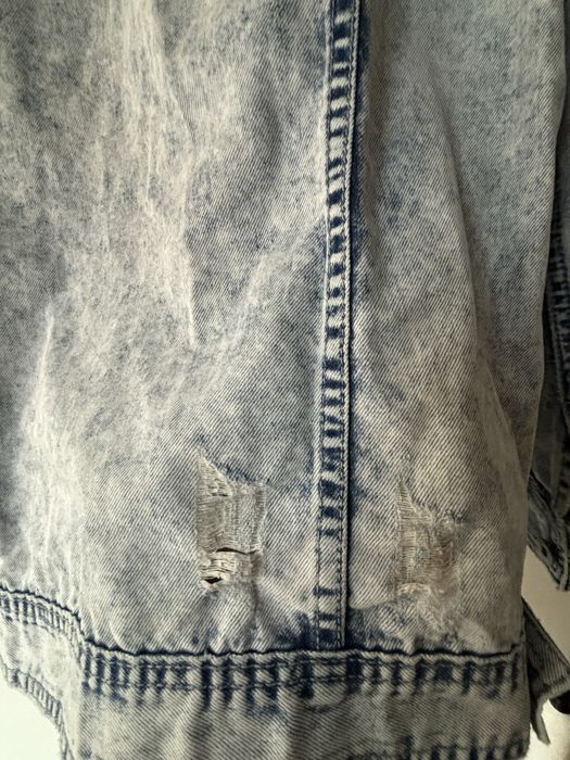 Kurtka dżinsowa jeansowa Cropp Jasna z przetarciami S M 36 38 Oversize