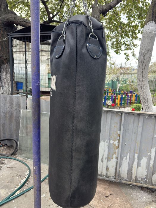 Мішок боксерський Boxer кирза 100 см Чорний