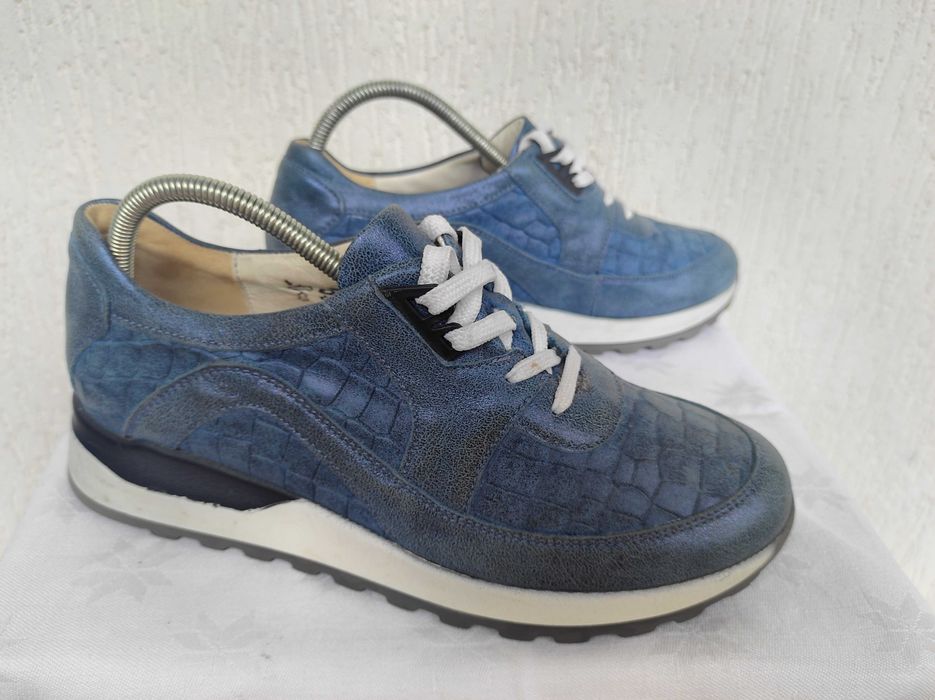 Кожанние спортивние туфли, кроссовки Waldlaufer р.38.5