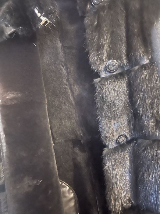 Натуральная дубленка с норкой