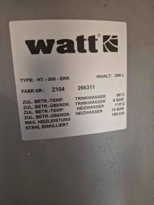 Bojler WATT 300L