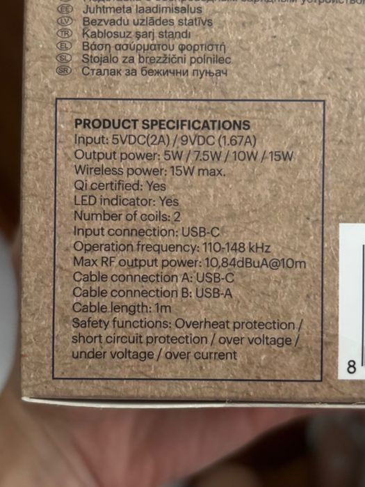 Carregador wireless sem fios