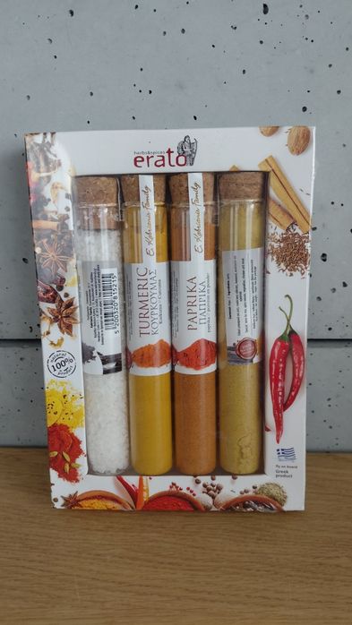 Przyprawy greckie na prezent Erato nowe 100% natural