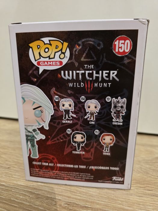 Figurka Funko Pop, Ciri, Glow, Witcher, Wiedźmin