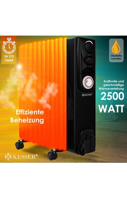 Grzejnik olejowy o mocy 2500 W