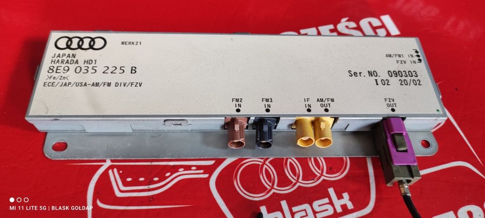 Wzmacniacz Antenowy Audi A4 B6 2.5 Q Manual Kombi 02 Blask Gołdap