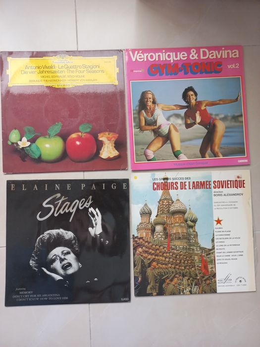 11x Lps discos em vinil onda choc