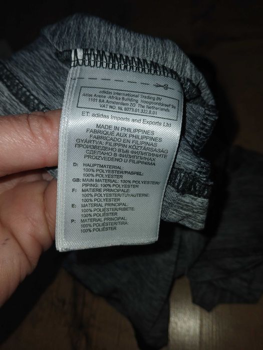 Grafitowa bokserka Adidas  S/M   nowa