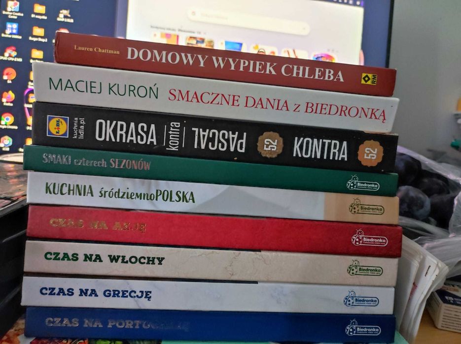 Książki kucharskie - komplet