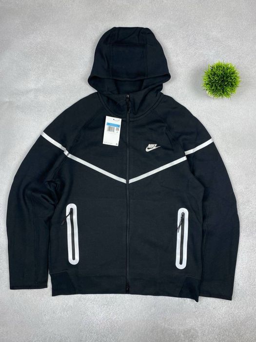 Кофта Nike Tech Fleece РЕФЛЕКТИВНА | зіпка найк теч рефлективна |
