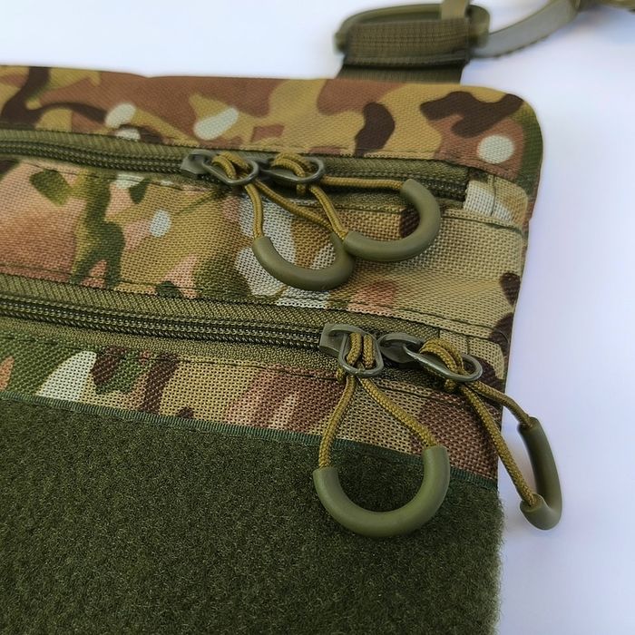 Сумка планшет с кобурой / сумка тактическая мультикам мужская