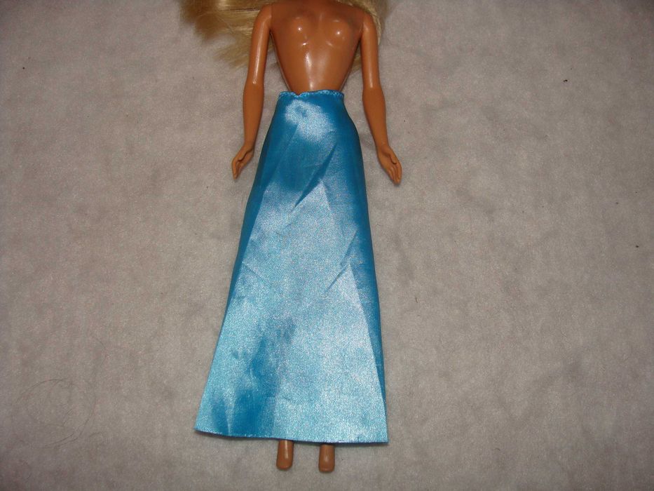 Saia comprida Azul para Boneca