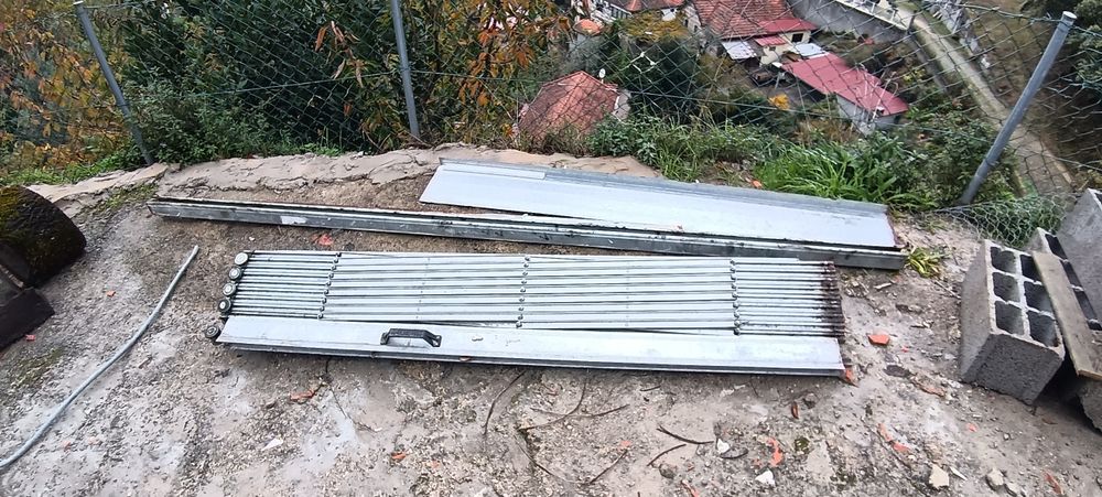 Portão de Fole Galvanizado