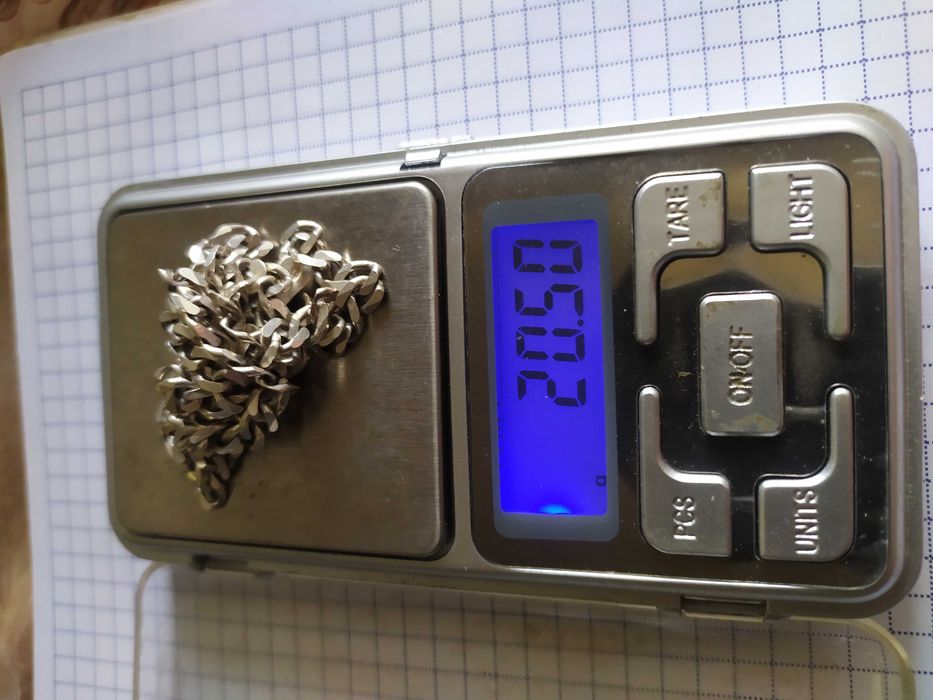 Ланцюжок срібний 55 см.