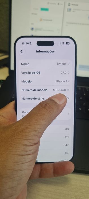 iPhone 17 Air Novo Completo