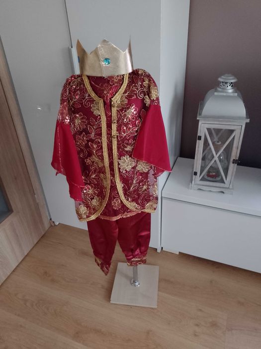 NOWY strój karnawałowy KRÓL KRÓLA kostium jasełka 98/110 (6)