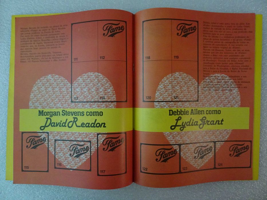 Caderneta de cromos vazia Fame - Disvenda