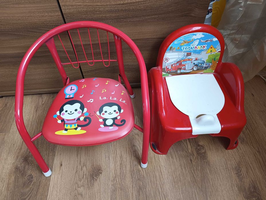 Nocnik grający i krzesełko