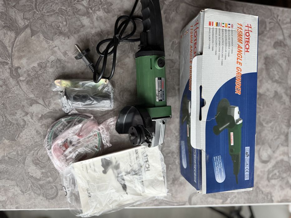 Нова болгарка Hotech 115 mm angle grinder шліфовальна машина