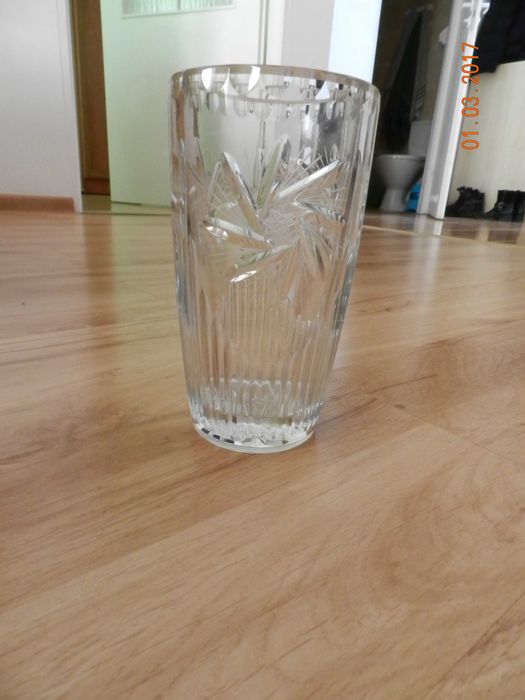 kryształ wazon z czasów prl