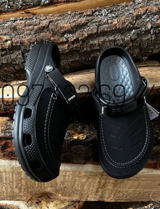 Чоловічі Крокси Сабо Crocs Yukon LiteRide Clog Army/Black Crocs Крокси
