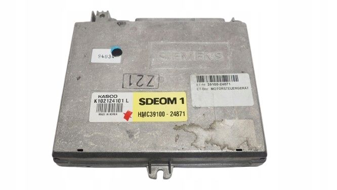 hyundai sterownik komputer silnika 39100-24871